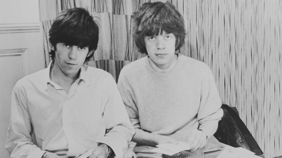 Keith Richards junto a Mick Jagger en 1963.
