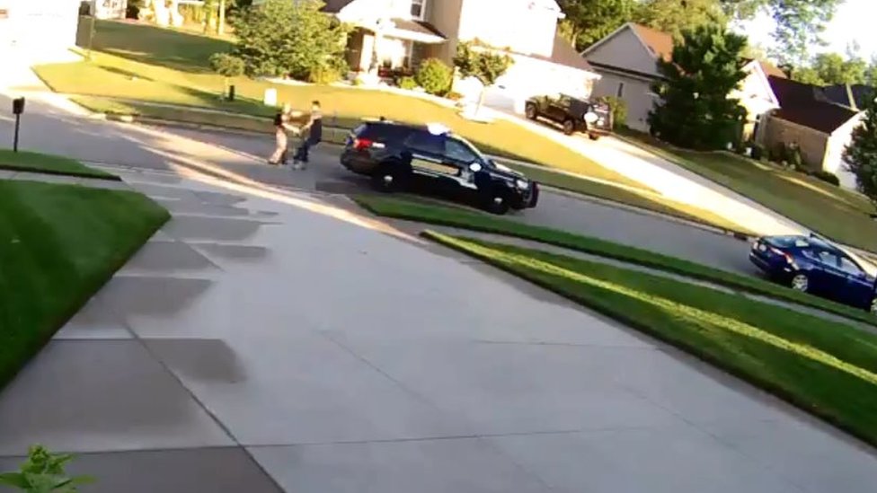 Grab from footage released by Michigan State Police, 14 July