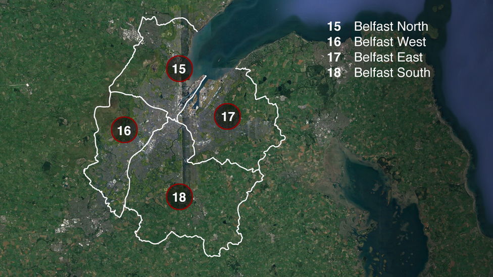 New NI Parliamentary Constituency Plans Redraw The Map BBC News    103414127 Belfast All Nc 