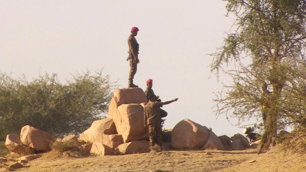 Солдаты размещены на границе Эфиопии с Суданом