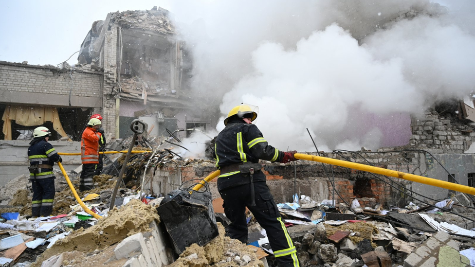 Uništena škola u Kijevu