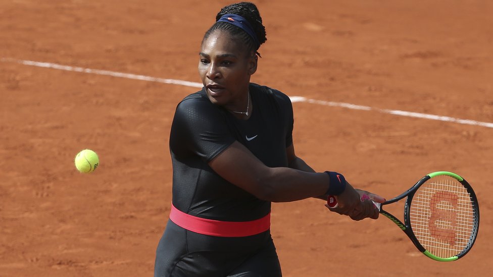 Serena Williams en un Grand Slam.