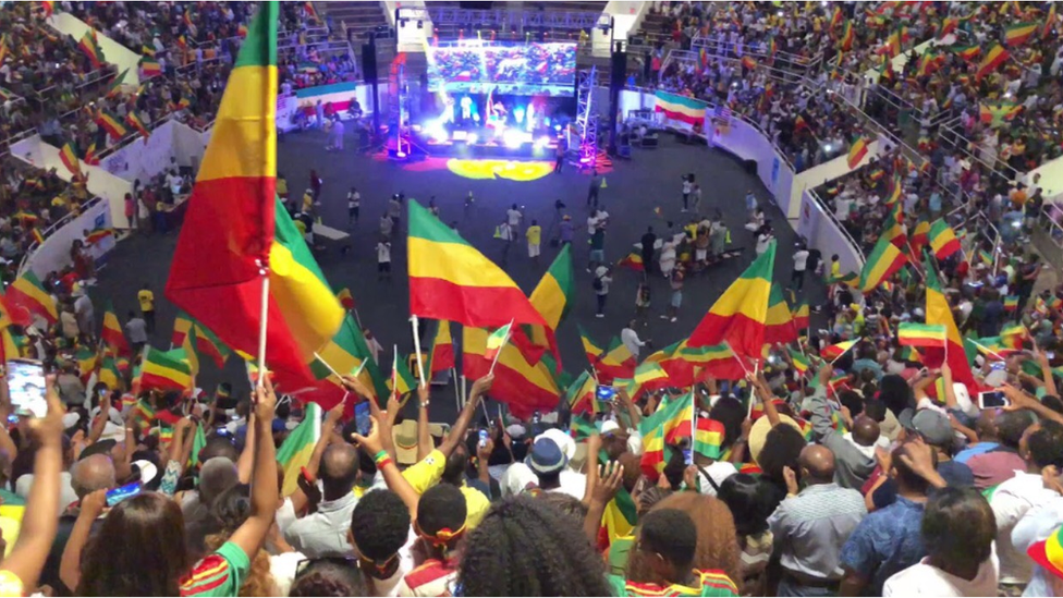 Празднование Дня Эфиопии в Далласе, штат Техас.