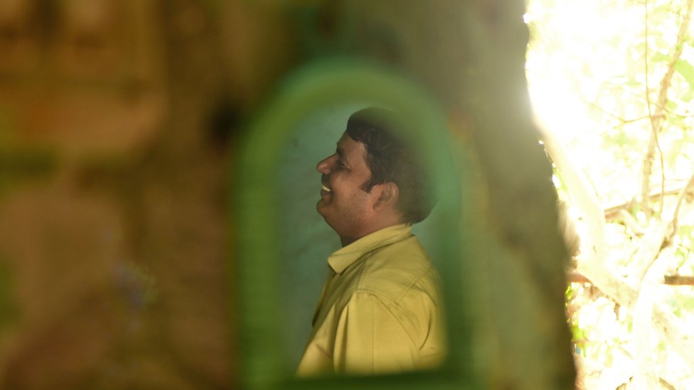 Раджан в своем доме в Мумбаи