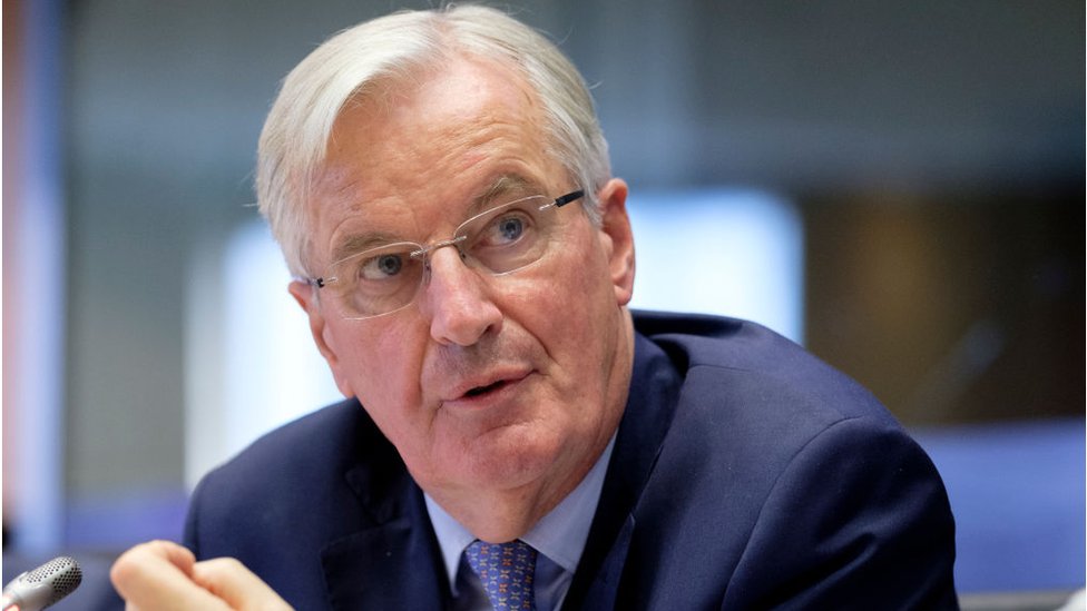 Michel Barnier: Work should start now on NI agreements - BBC News