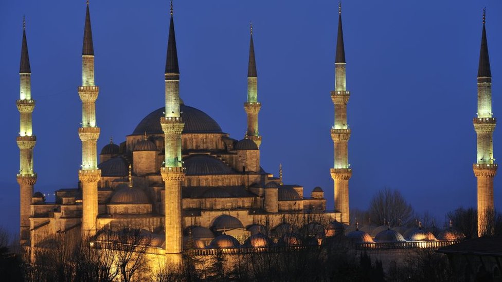 La mezquita azul en Estambul