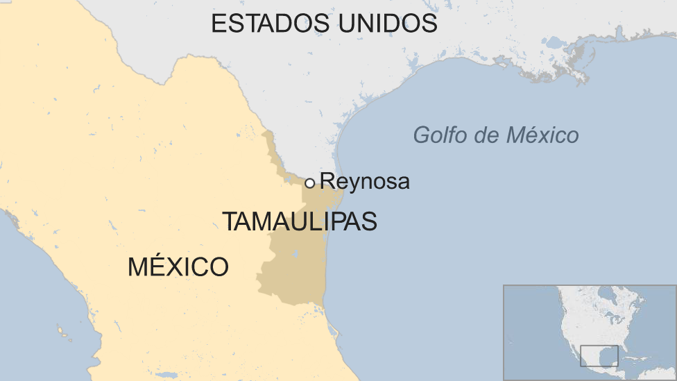 Mapa de Reynosa, México