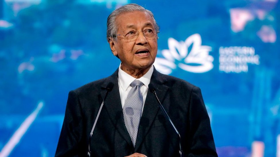 2019年9月馬來西亞總理馬哈蒂爾