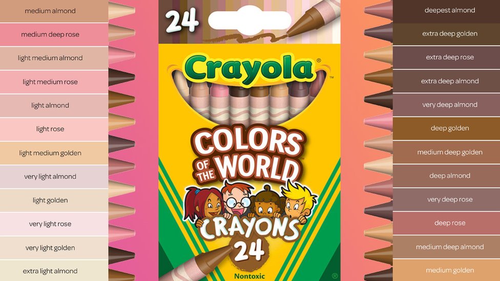 Video Crayola releases 24 new crayon colors representing 40
