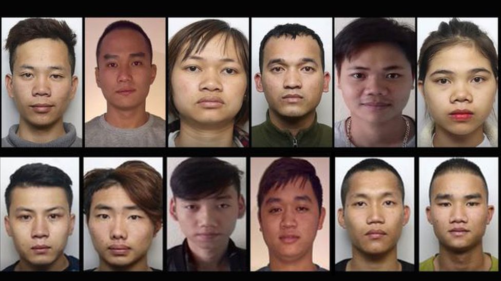 Полицейские снимки исчезнувших вьетнамских иммигрантов