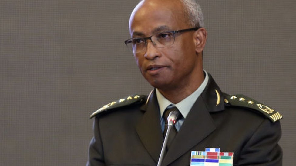 Генерал из Эфиопии Адем Мохаммед на фото в феврале 2020 года