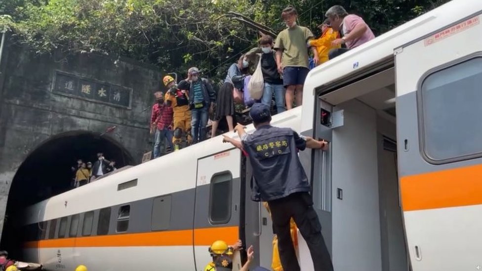 حادث قطار في تايوان