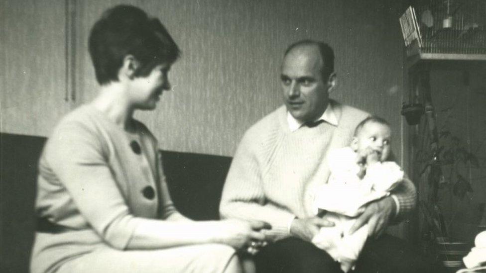 Астрид в 1966 году со Стиеном и Виллемом-старшими