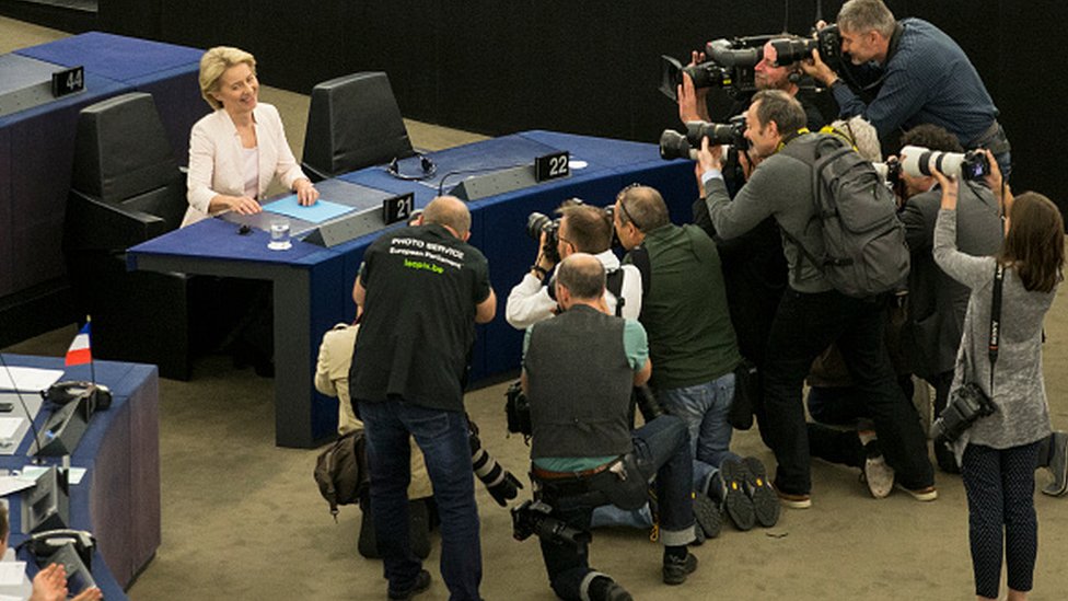 Avrupa Komisyonu'nun yeni seçilen başkanı Ursula von der Leyen