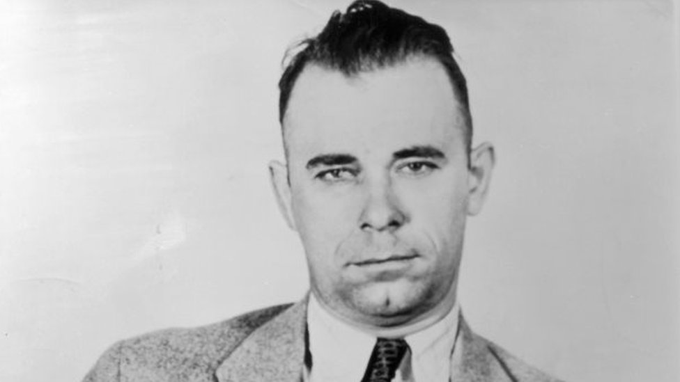John Dillinger. Foto: 1934