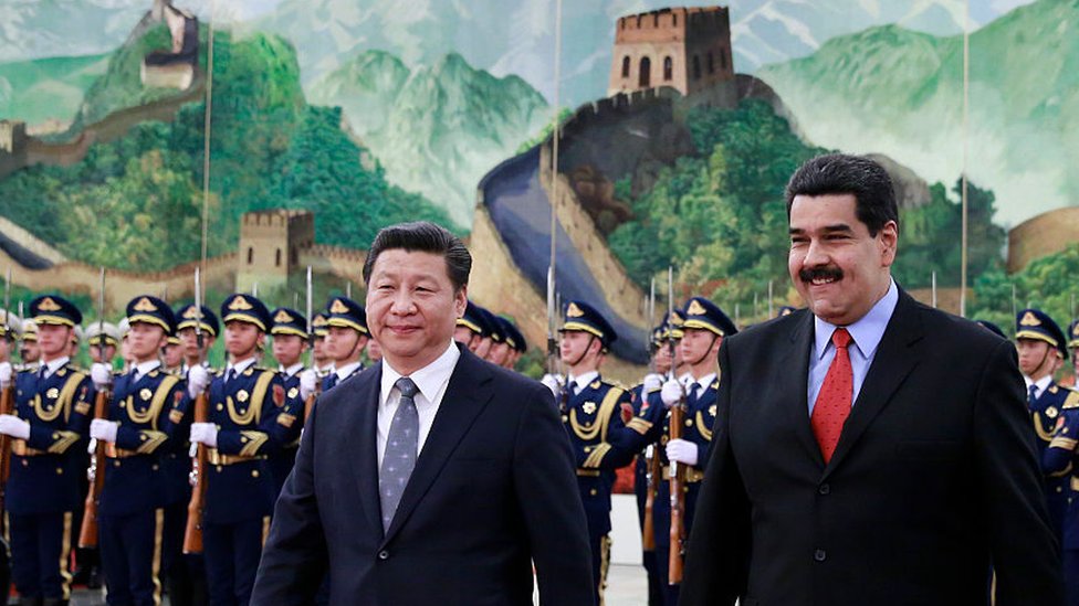 Xi Jinping y Maduro.