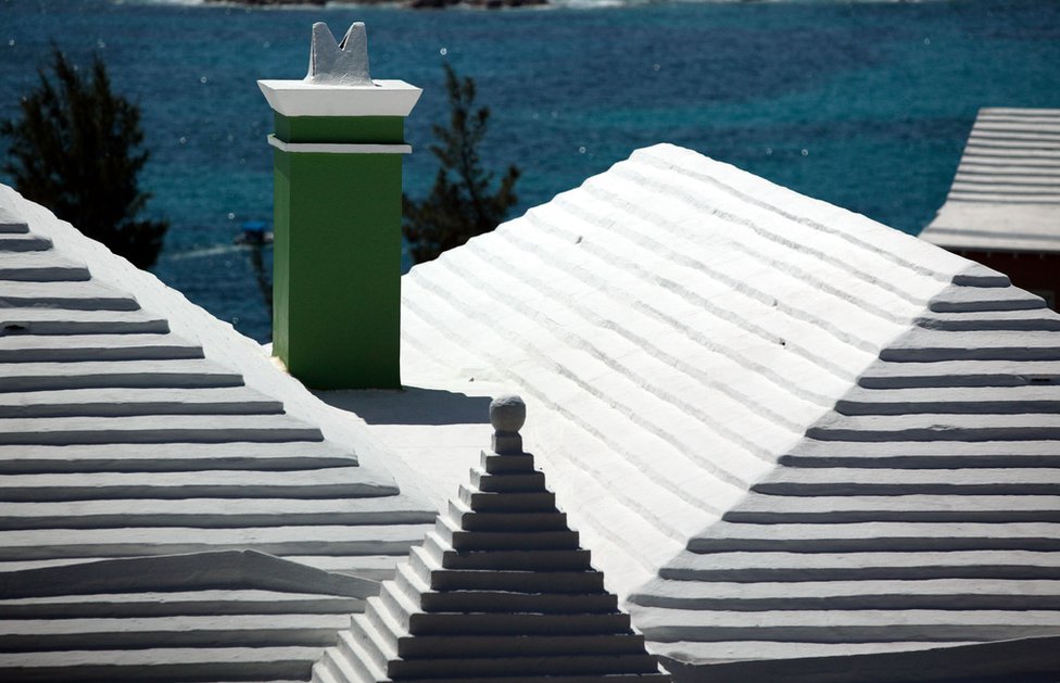 Крыши на Бермудских островах