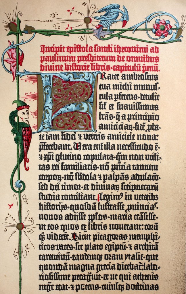 Biblia de Gutenberg.