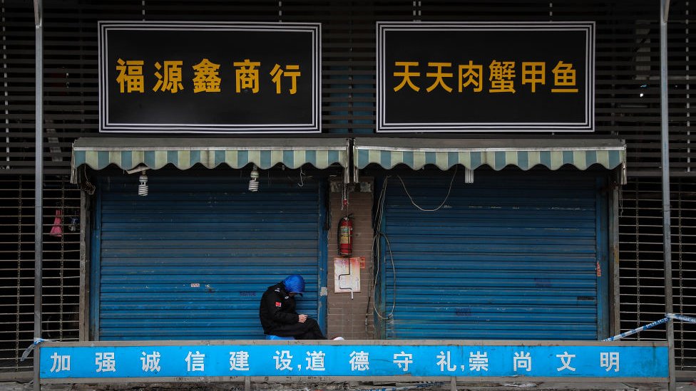 Huanan Seafood Wholesale Market in January, Wuhan