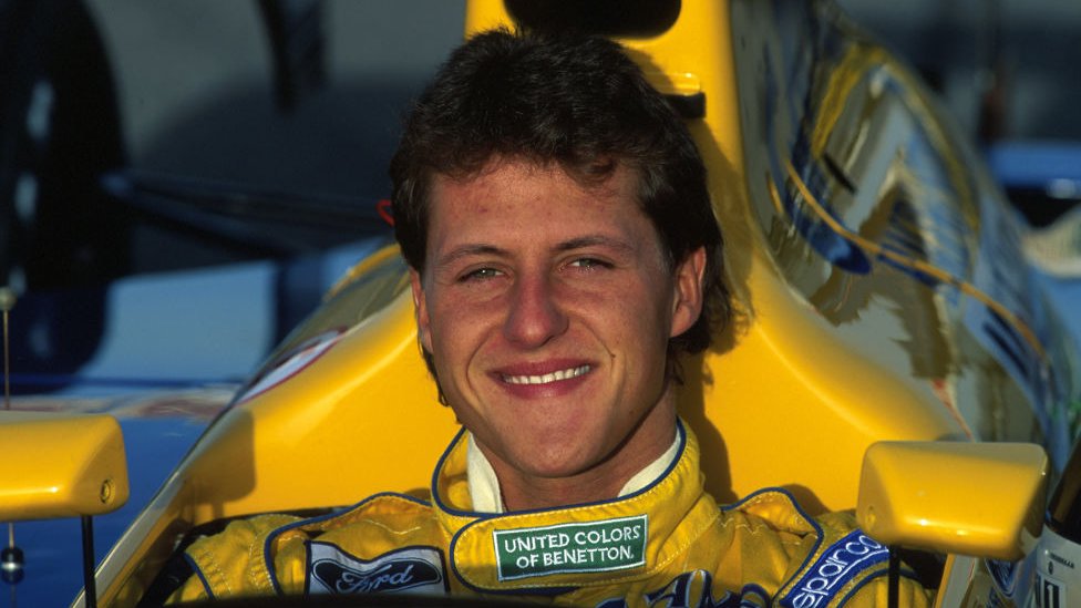 Michael Schumacher en 1992.