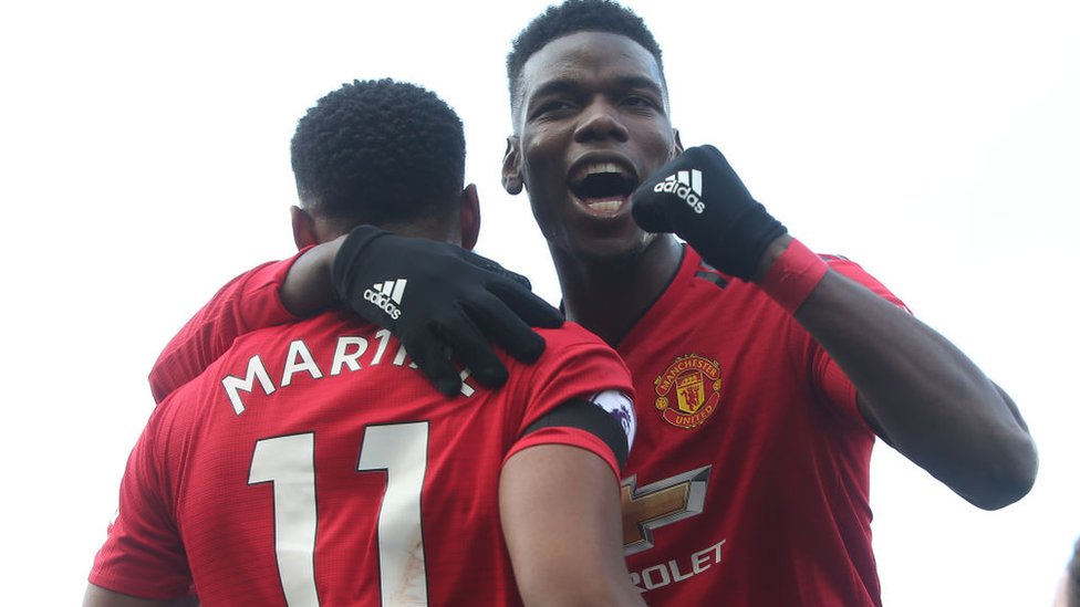 Paul Pogba y Anthony Martial