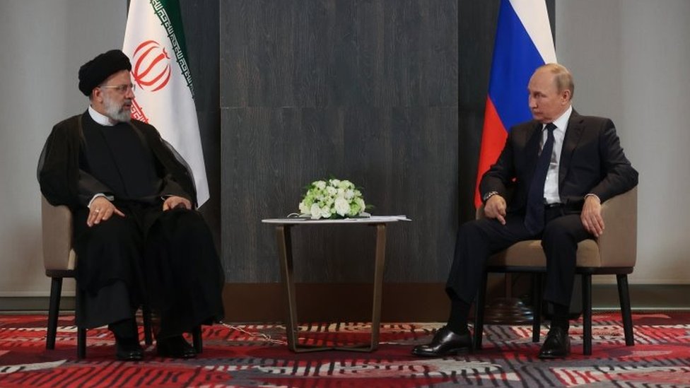 伊朗總統萊西和俄羅斯總統普京