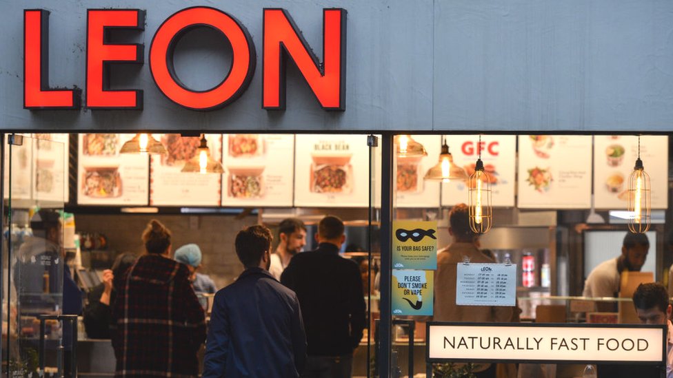 Leon: Fast food chain turns its restaurants into shops - BBC News