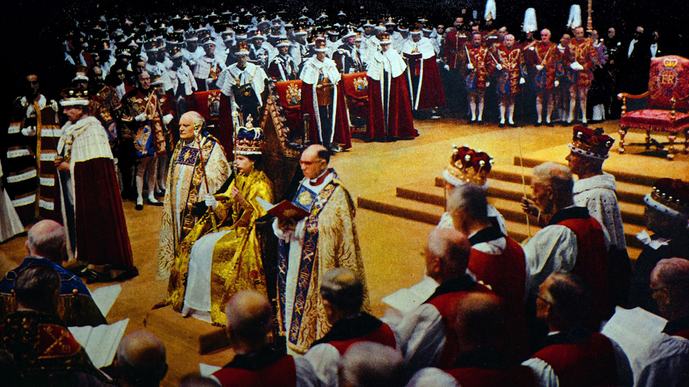 Coroação da rainha em 1953