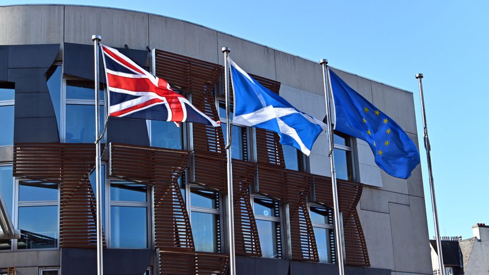 Флаги парламента Шотландии