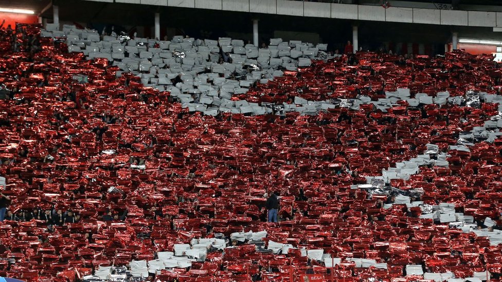 Koreografija navijača Crvene zvezde