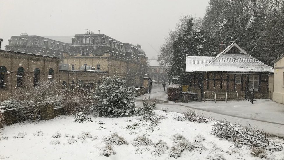 Снег в Танбридж-Уэллс