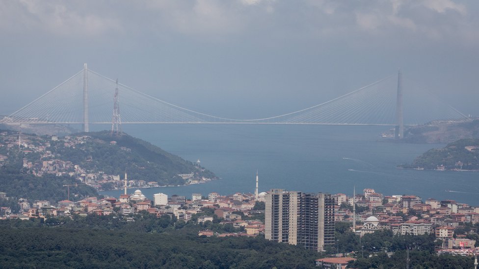 Yeni yapılan Yavuz Sultan Selim Köprüsü