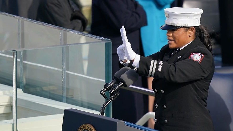 The story behind the inauguration's sign language Pledge of Allegiance