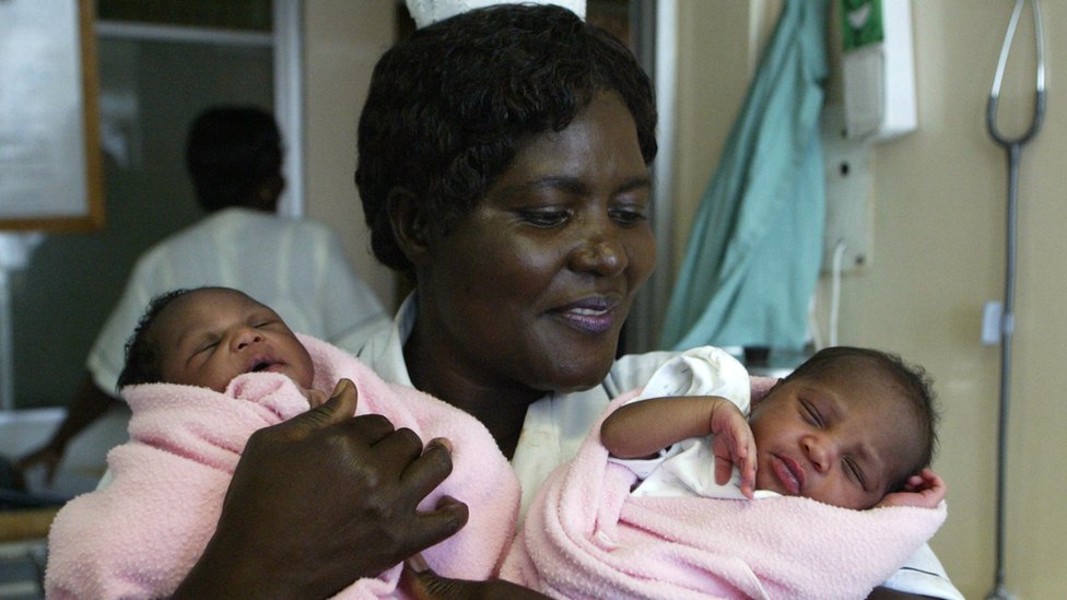 Dos bebas nacidas en Kenia