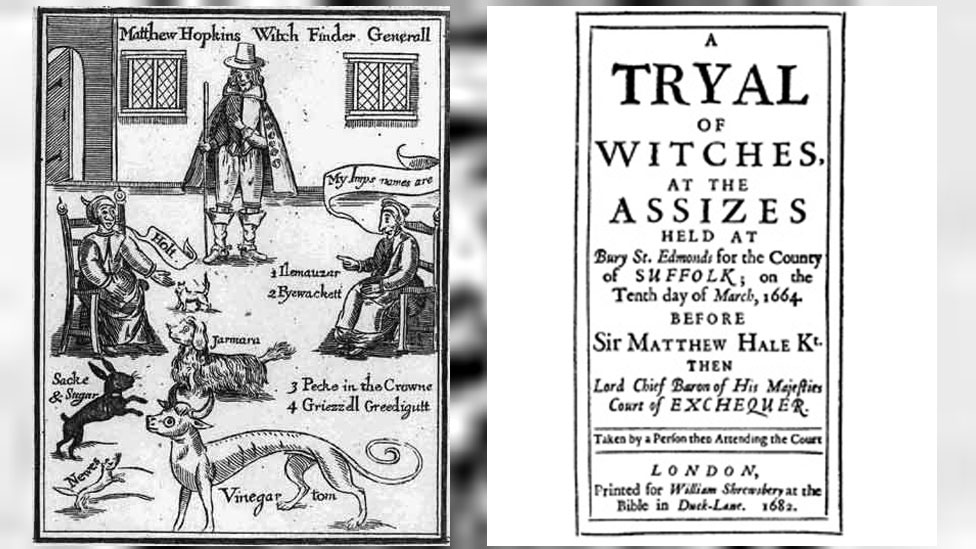 Плакат Witchfinder General и суды над ведьмами