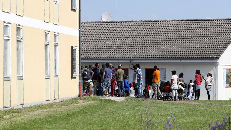 مركز إيواء المهاجرين الجديد في ألمانيا