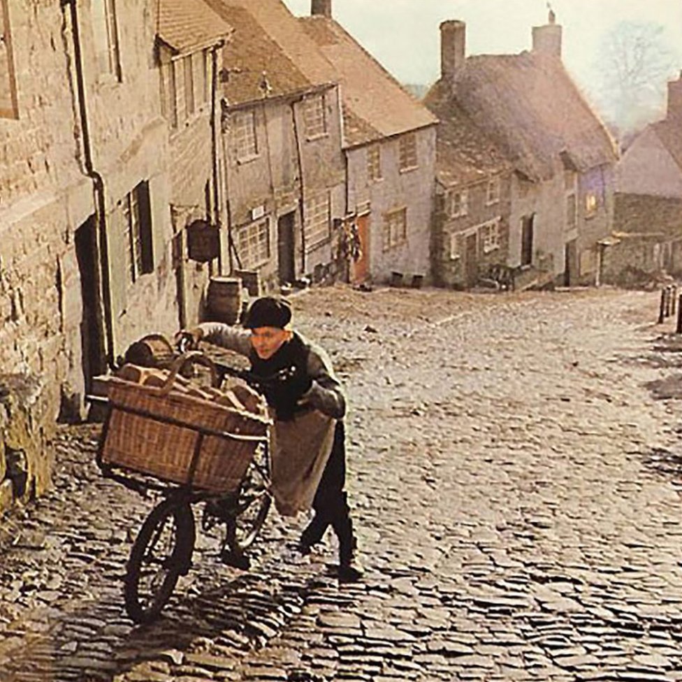 Кадр из рекламы хлеба Hovis 1973 года