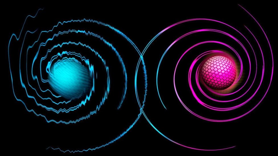 Las partículas cuánticas rotan de forma muy diferente. Partículas cuánticas