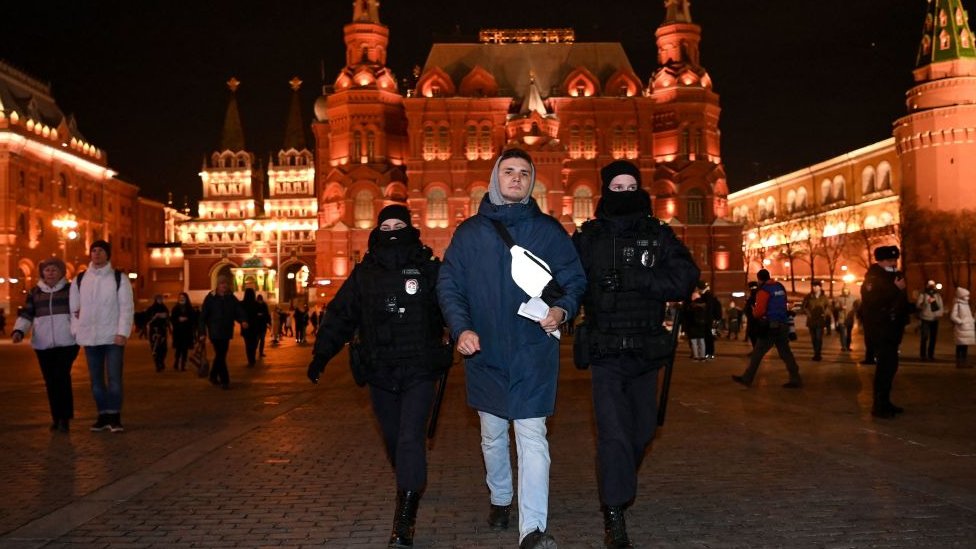 Un hombre es detenido en Moscú