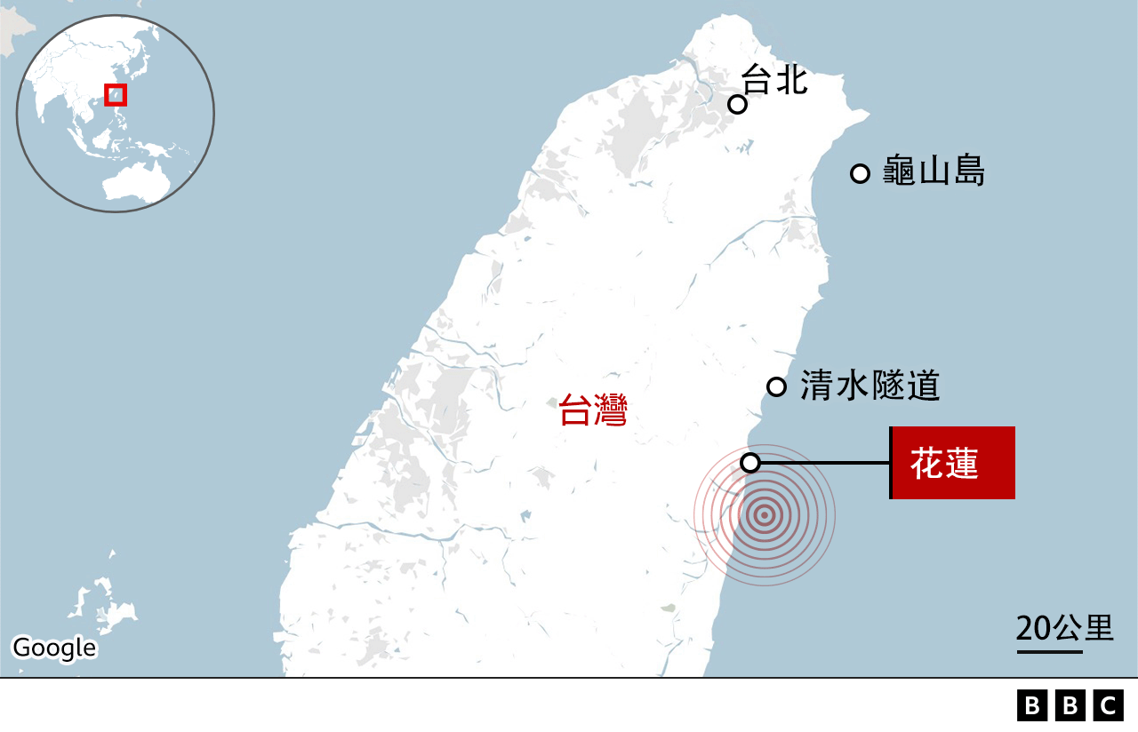 location of Hualien