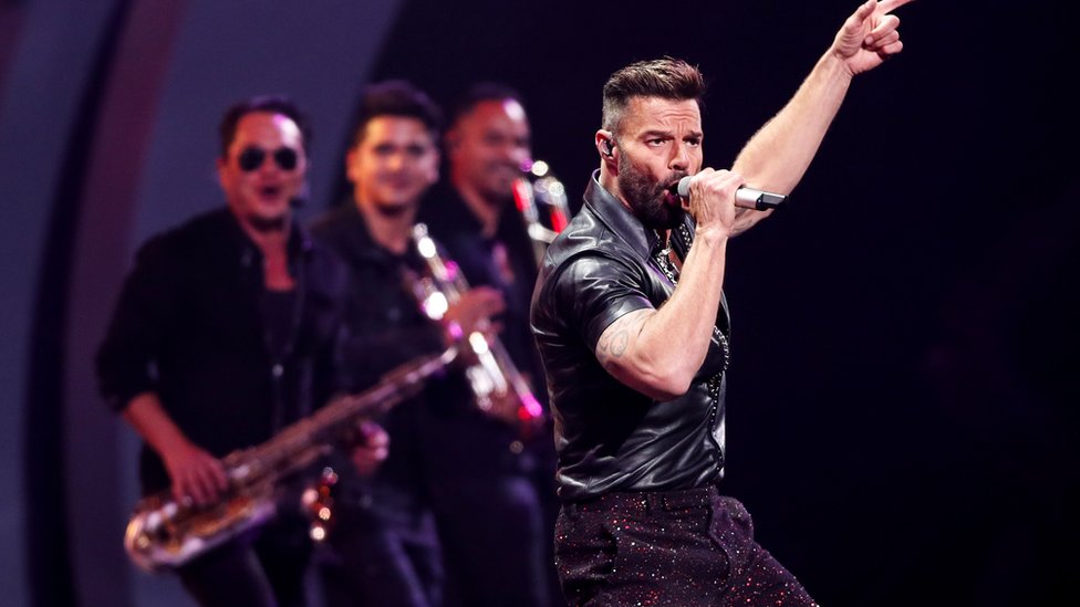 Ricky Martin en el Festival de Viña del Mar.