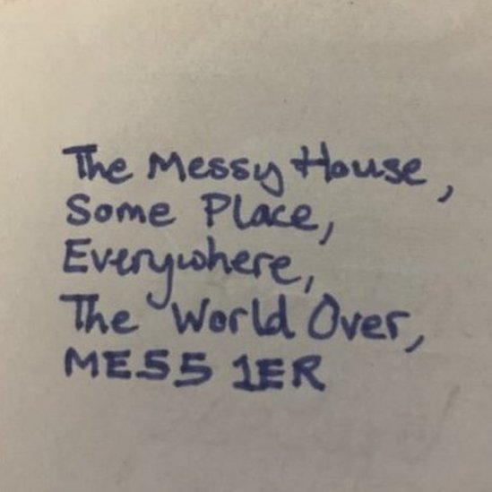 Письмо в адрес The Messy House