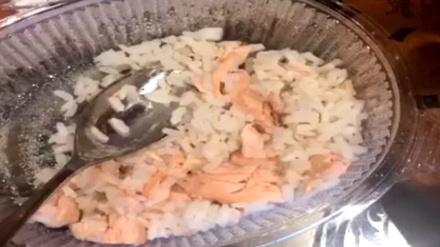 Salmon and rice