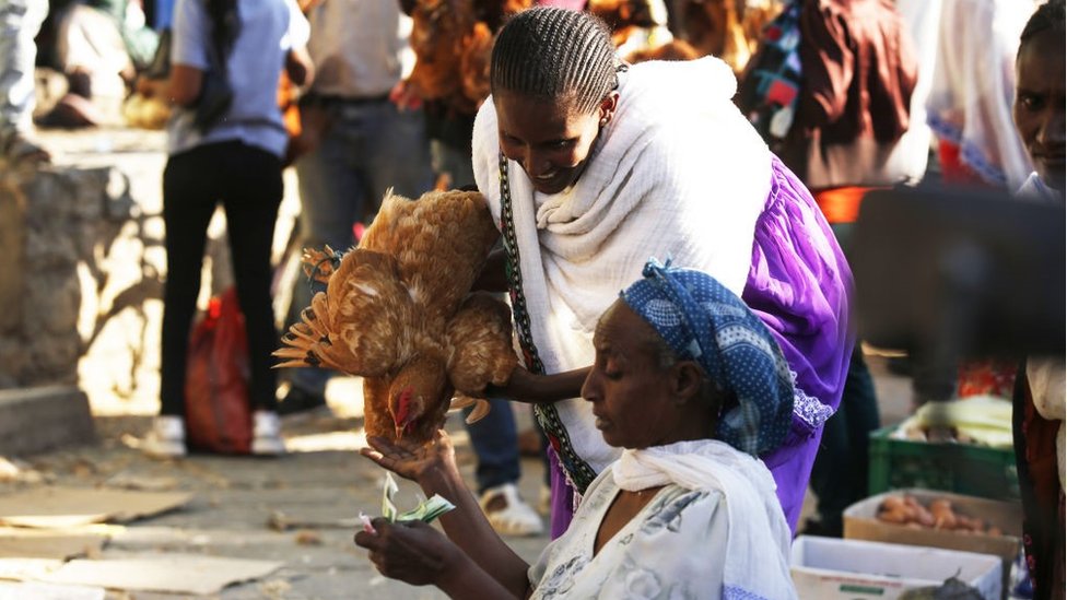 سوق في إثيوبيا