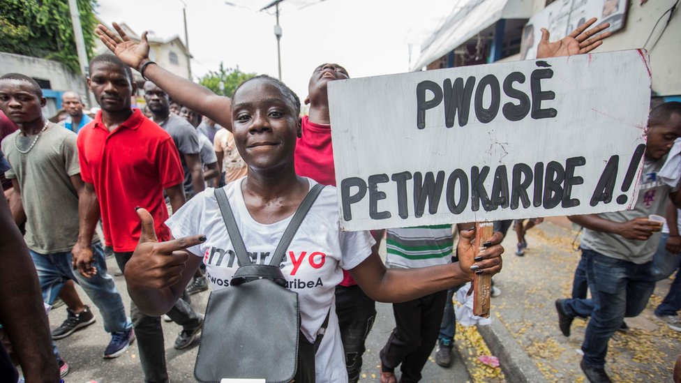Protestas en Haiti