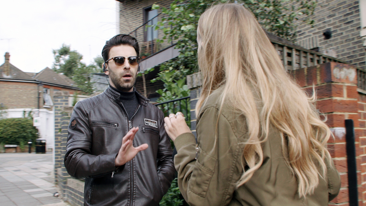 Ali Ayad confronted by the BBC in west London