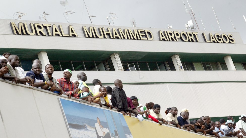 Nijerya'nın Lagos kentindeki Murtala Muhammed Havalimanı