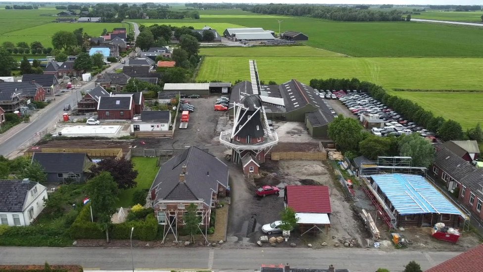 A chamada zona de terremoto em uma área de Groningen, na Holanda