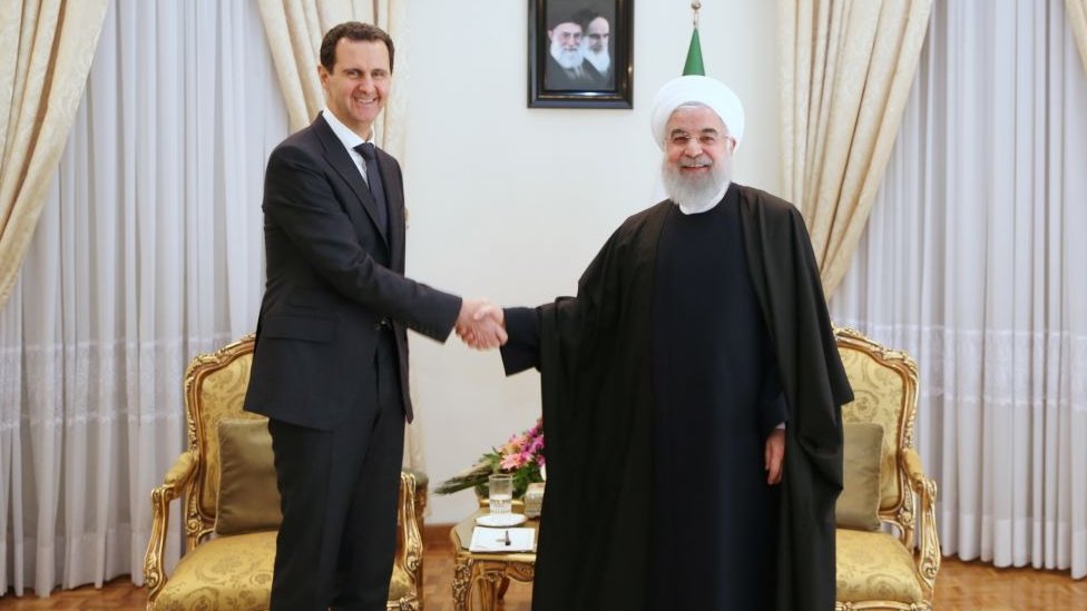 Bashar al Asad y Rouhani.