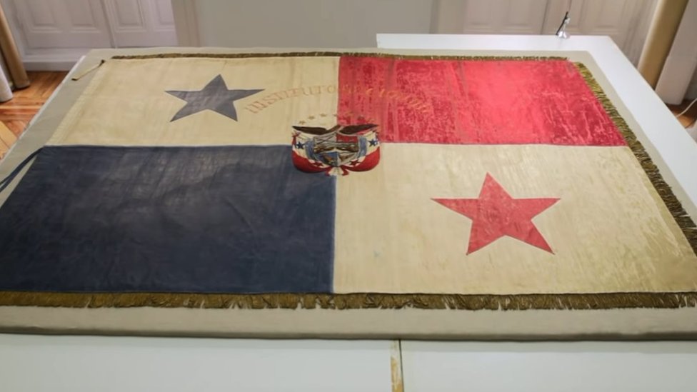 Bandera de Panamá del 9 de enero de 1964.